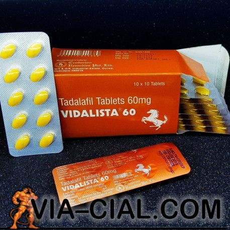 Générique Cialis 3x Fort Vidalista Tadarise Tadalafil 60mg